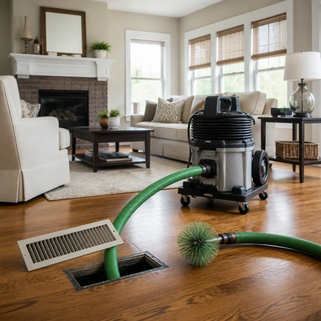 Whole-home duct cleaning